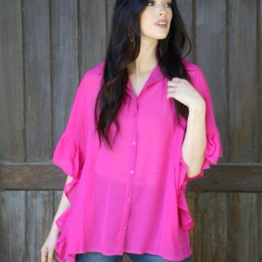 Elegant Pink Women's Top